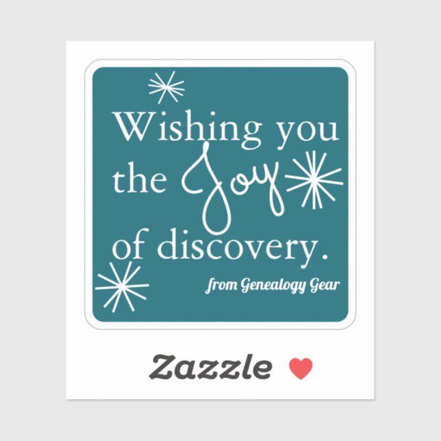 Joy of Discovery Sticker (Sheet)
