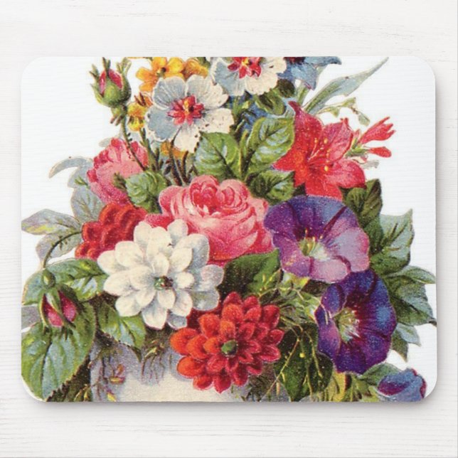 Joy of flowers mouse pad (Front)