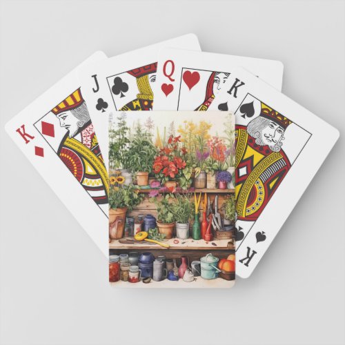 Joy of Gardening Poker Cards