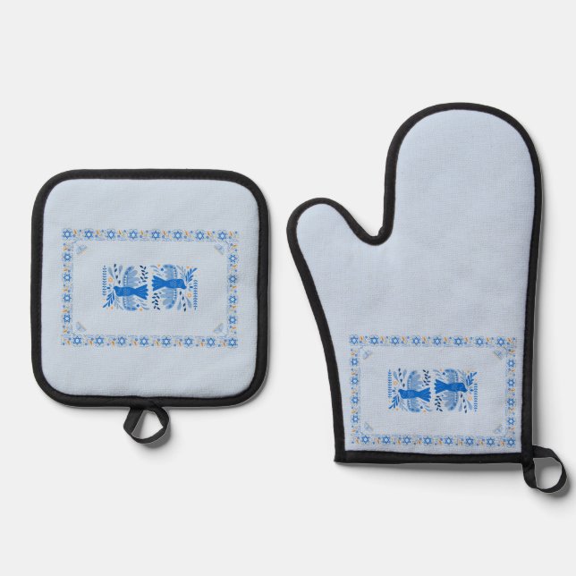 Joy of Light - Oven Mitt & Pot Holder Set (Front)