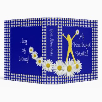Joy of Living Daisies 1.5 inch Binder
