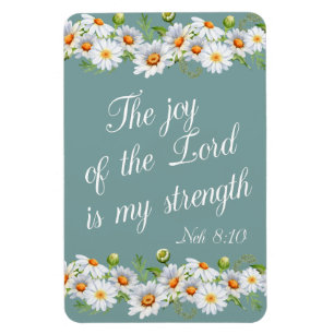 Joy Of Lord My Strength Christian Bible Verse Magnet