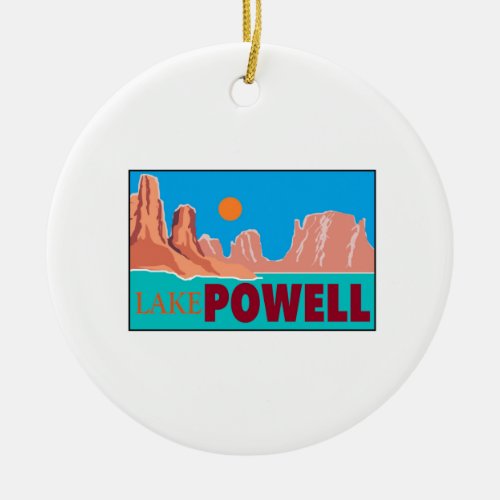 JOY OF POWELL CERAMIC ORNAMENT