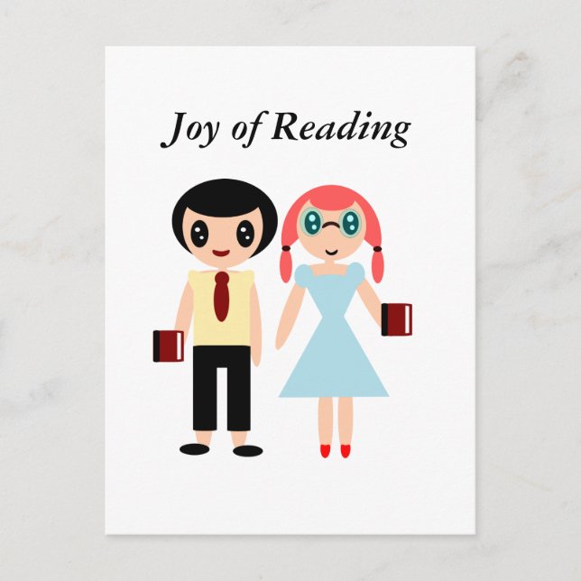 Joy of Reading Postcard (Front)