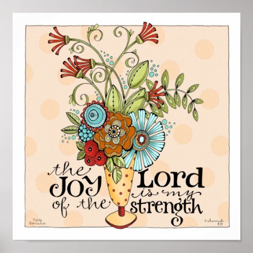 Joy of the Lord _ 12 x 12 Art Print