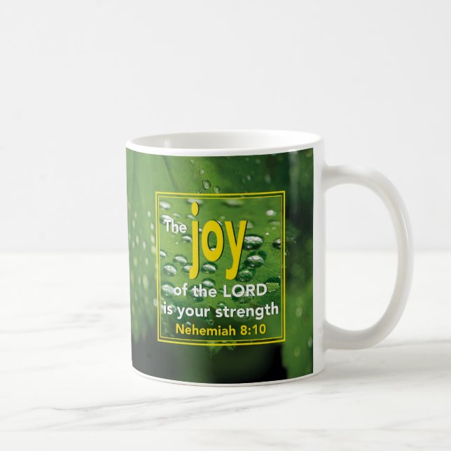 JOY OF THE LORD Personalized Coffee Mug (Right)