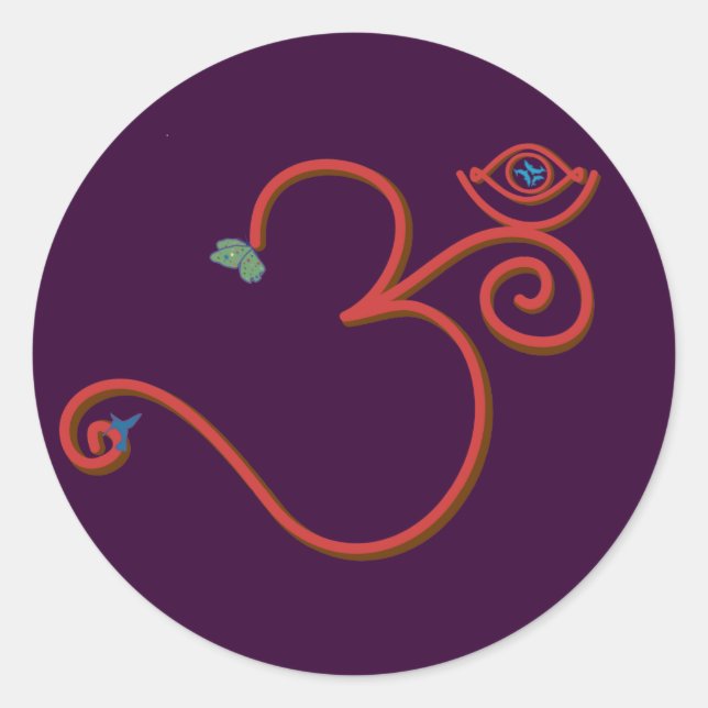 Joy Om Sticker (Front)