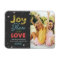 Joy Peace and Love Bright Color Chalk Photo