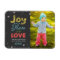 Joy Peace and Love Bright Colors Holiday Photo