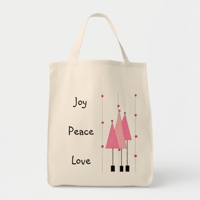 Joy Peace Love... Tote Bag (Front)