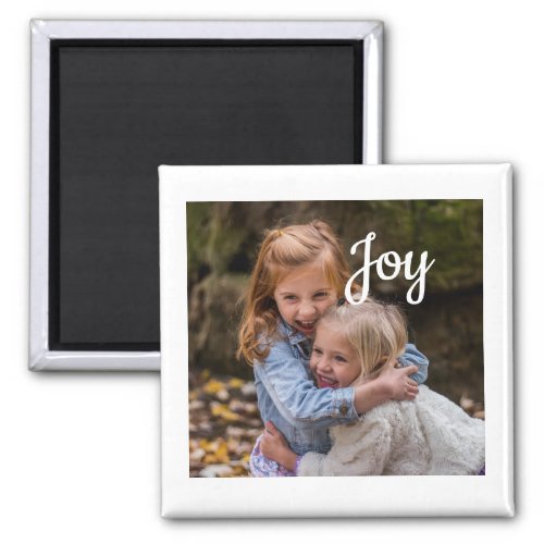 Joy Photo Child Grandparents Parents Aunts Uncles Magnet