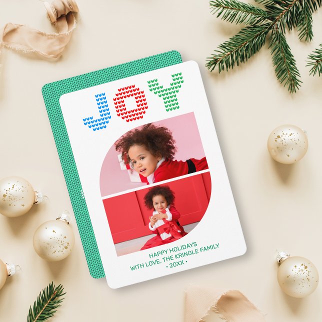 Joy Photo Christmas Greeting Card (Creator Uploaded)