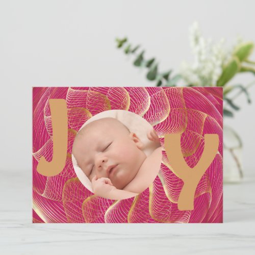 Joy Photo Holiday Card