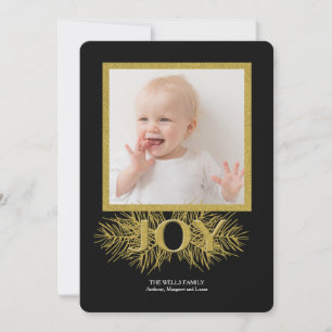 Joy Photo Holiday Card