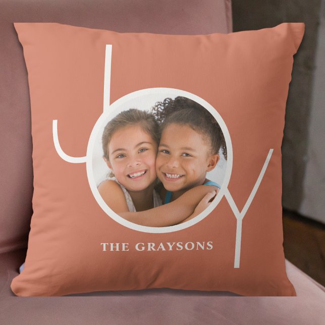 Joy Photo Throw Pillow (Creator Uploaded)