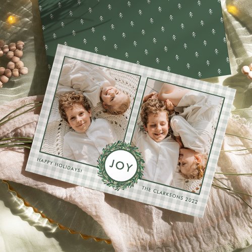 JOY Picture Frame Holiday Card