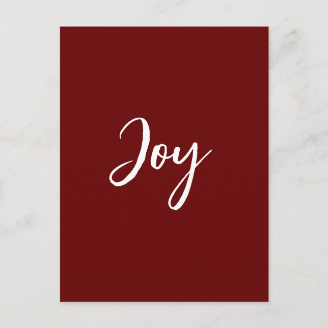 Joy Post Card (Front)