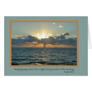 Joy (Psalm 30:5) Cards