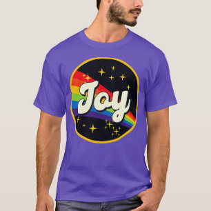 Joy Rainbow In Space Vintage Style T-Shirt