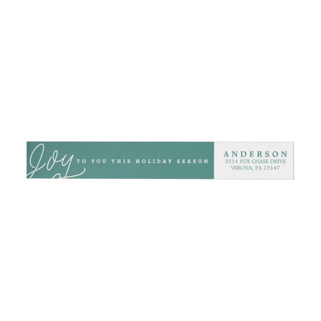 JOY return address wrap labels (Individual)