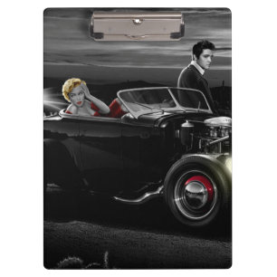 Joy Ride B&W Clipboard