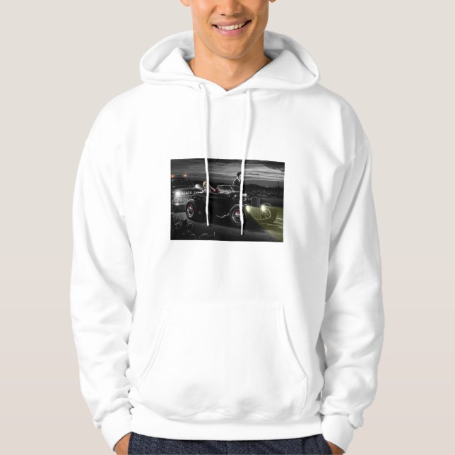 Joy Ride B&W Hoodie (Front)