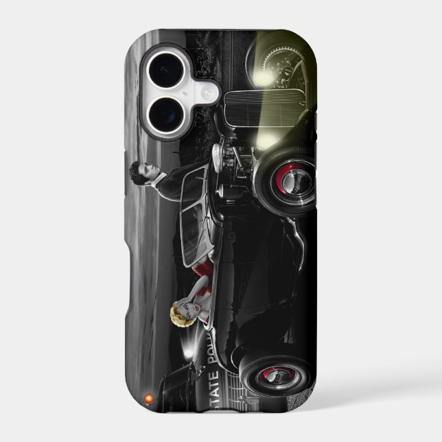 Joy Ride B&W Iphone Case (Back)
