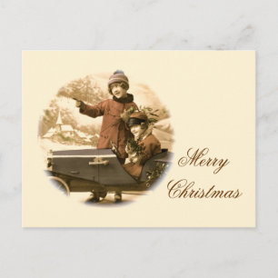 Joy Ride Holiday Postcard
