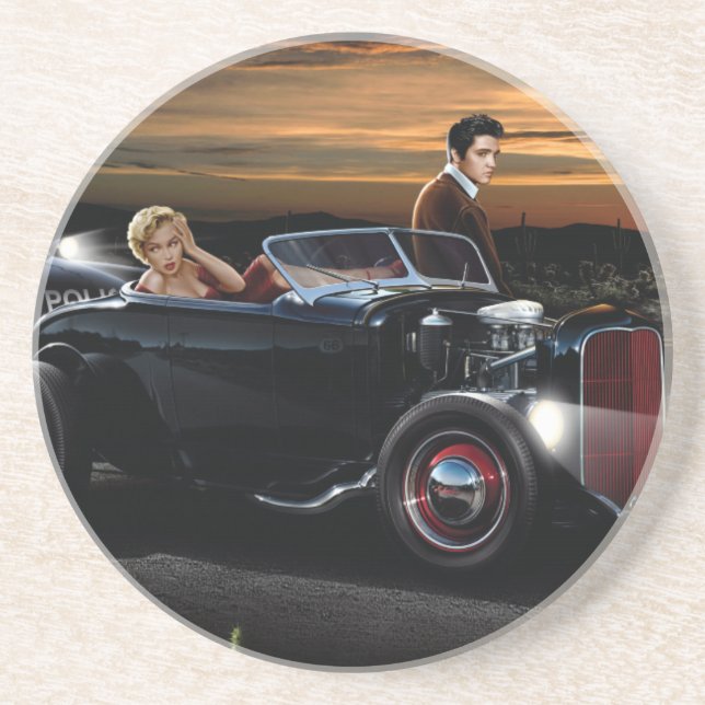 Joy Ride Sandstone Coaster (Front)