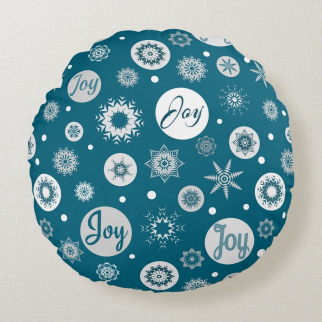 Joy Round Pillow (Front)