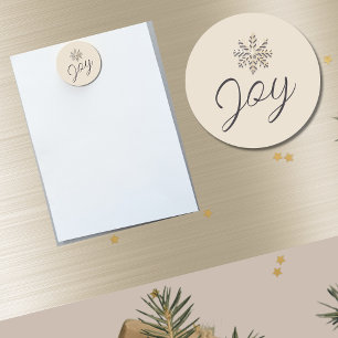 Joy Snowflake Holiday Magnet