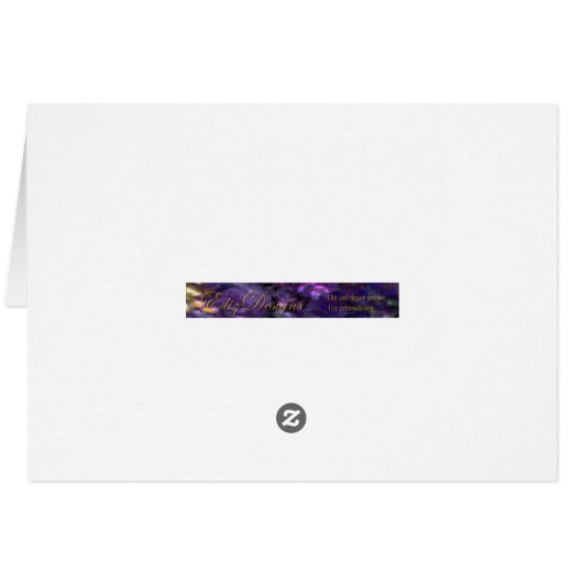 Joy Snowflakes Christmas Photo Card (Back Horizontal)