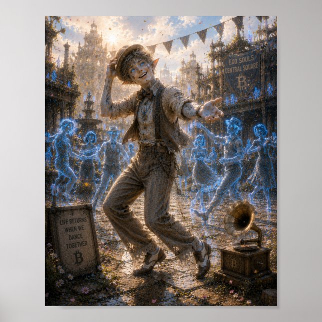 Joy / Swing Dancer / Central Square Poster (Front)