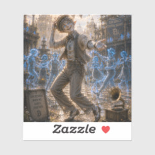 Joy / Swing Dancer / Central Square Sticker