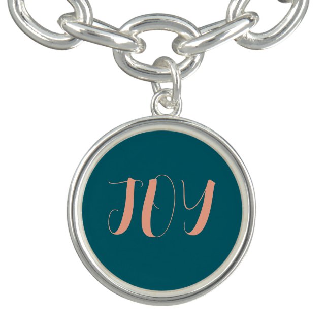 JOY Teal Charm  Bracelet (Design)