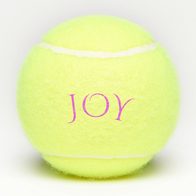 Joy Text Tennis Balls (Back)