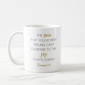 Joy That's Coming Romans 8:18 Coffee Mug