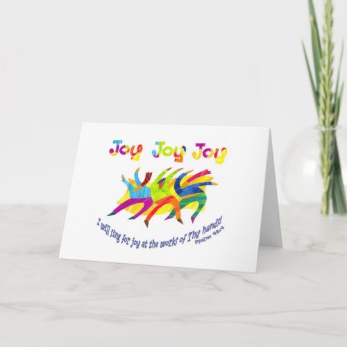 Joy the Card Card