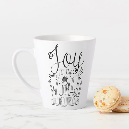 Joy the the World Christian Christmas Latte Mug