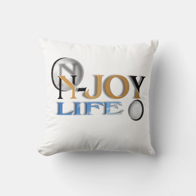 Joy Throw Pillow (Front)