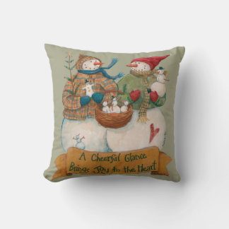 Joy to the Heart Throw Pillow