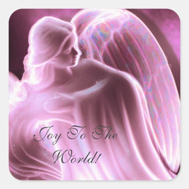 Joy To The World Angel Sticker (Front)