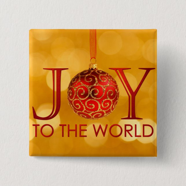 Joy to the World Button (Front)