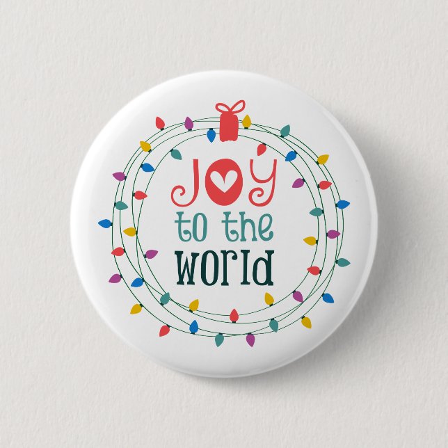 Joy To The World Button (Front)