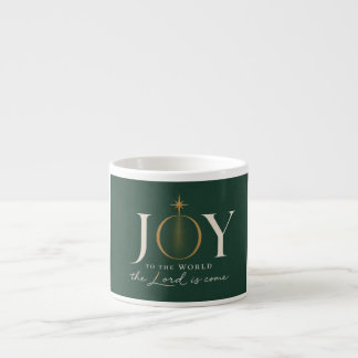  JOY TO THE WORLD | Christian Christmas Espresso Cup