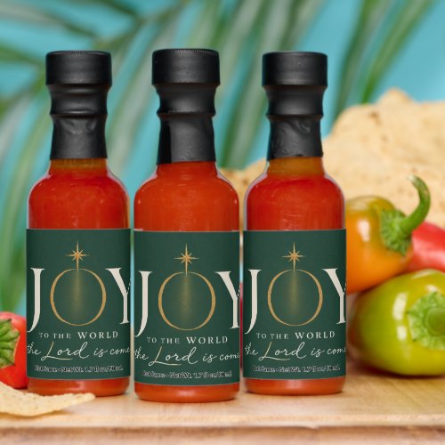 JOY TO THE WORLD | Christian Christmas Hot Sauces