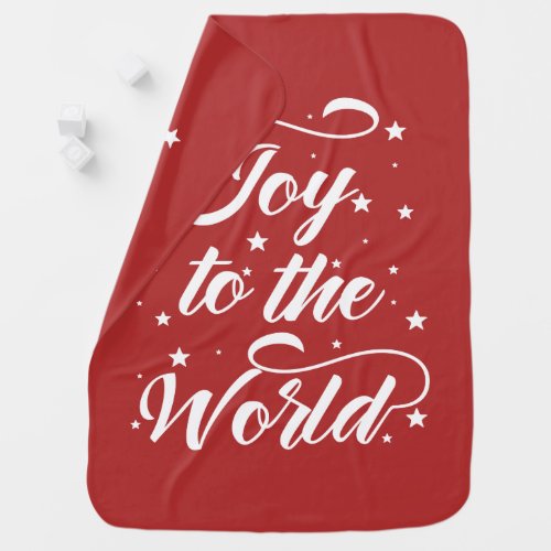 joy to the world Christmas Baby Blanket