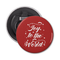 joy to the world Christmas Bottle Opener