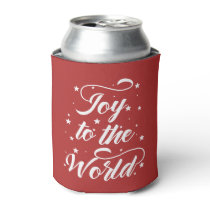 joy to the world Christmas Can Cooler