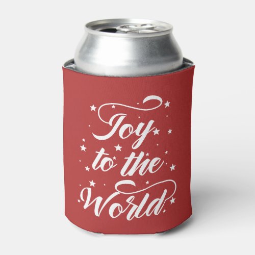 joy to the world Christmas Can Cooler